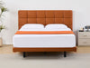 DS Kalyn Bed Frame Queen PU Orange