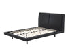 Priscilla Bed Frame Queen PU Black