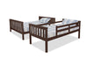 New Chico Wooden Triple Bunk Walnut