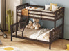 New Chico Wooden Triple Bunk Walnut