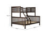 New Chico Wooden Triple Bunk Walnut