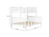 New Chico Wooden Triple Bunk White