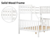 New Chico Wooden Triple Bunk White