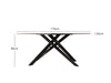 DS Moira Dining Table Ceramic Top