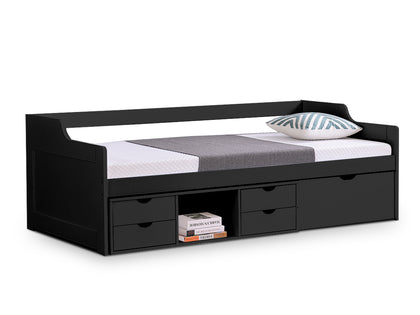 T Herb Daybed with Drawers Black