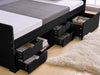 Herb Daybed with Drawers Black