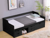 Herb Daybed with Drawers Black