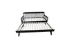 Karlan Daybed with Trundle Bedframe Black