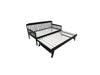 Karlan Daybed with Trundle Bedframe Black