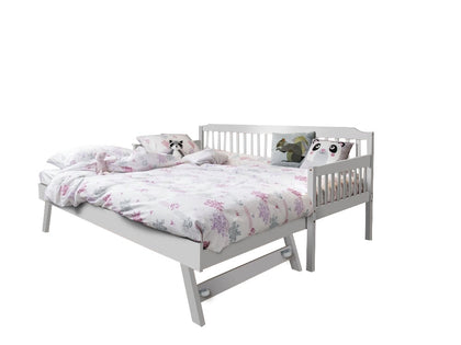 Karlan Daybed with Trundle Bedframe White