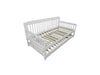 Karlan Daybed with Trundle Bedframe White