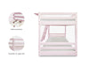 Polli Mid-Sleeper Bunk Bed Pink