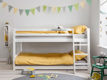 Polli Mid-Sleeper Bunk Bed White