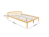 Wayford Double Bed Frame - Natural