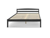 Wayford Wooden Bed Double Black