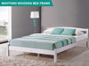 Wayford King Bed Frame - White