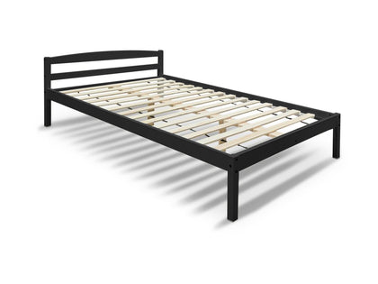 DS Wayford King Single Bed Frame - Wooden Black