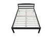 Wayford King Single Bed Frame - Wooden Black