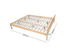 Wayford Queen Bed Frame - Wooden Natural