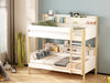 Gilly Bunk Bed White + Natural