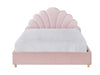 Perrie Velvet Double Bed Frame - Pink