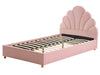 DS Perrie Velvet Bed Frame King Single Pink