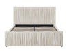 Blaine Double Bed Frame - Velvet Beige