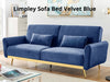 DS Limpley Sofa Bed Velvet Blue