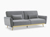 Limpley Sofa Bed Velvet Grey