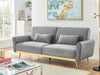 Limpley Sofa Bed Velvet Grey