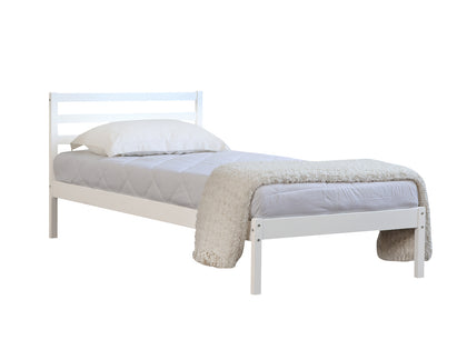 Atlas Wooden Bed Frame King Single White