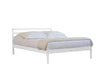 Atlas Queen Bed Frame -Wooden White