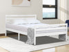 Canterbury Wooden Double Bed Frame - White