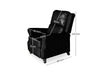 Nilsson Push Back Chair PU Black