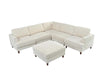 DS Sondra Corduroy Combination Sofa Set Beige