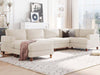 Sondra Corduroy Combination Sofa Set Beige