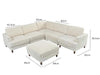 Sondra Corduroy Combination Sofa Set Beige