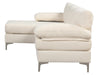 Wenda Sectional Sofa Velvet Beige