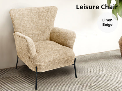 Leisure Chair 1613 Linen Beige