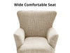 Leisure Chair 1613 Linen Beige Grey