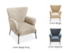 Leisure Chair 1613 Linen Beige Grey