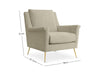 Leisure Chair 1636 Linen Beige