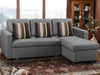 Corey Linen Sofa Bed Grey with Pillow