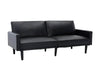 Adelia Sofa Bed PU Black