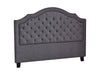 Palmas Headboard Double Linen Grey