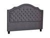 Palmas Headboard Queen Linen Grey