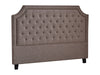 Calwa Headboard Double Linen Brown