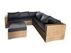 Rimini Lounge Set Sand Wicker