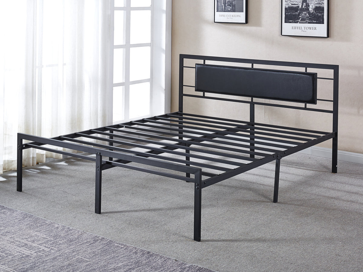 Dakota Queen Bed Frame - Black – TSB Living