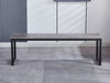 Marble Look Dining Bench 1.4M Grey